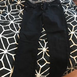 Paige black skinny jeans